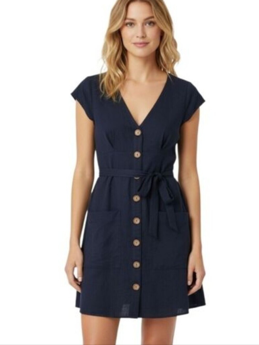 ABERCROMBIE & Fitch 100% Cotton Mini Dress Blue Size XXS